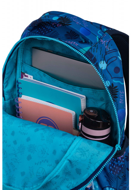 Školská taška Prime 41 cm Stitch Blue