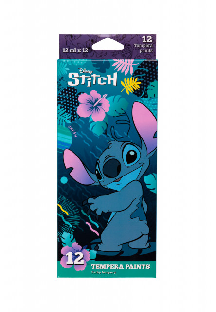 Temperové farby Stitch Blue 12 ks