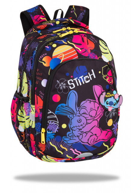 Školská taška Prime 41 cm Stitch Black