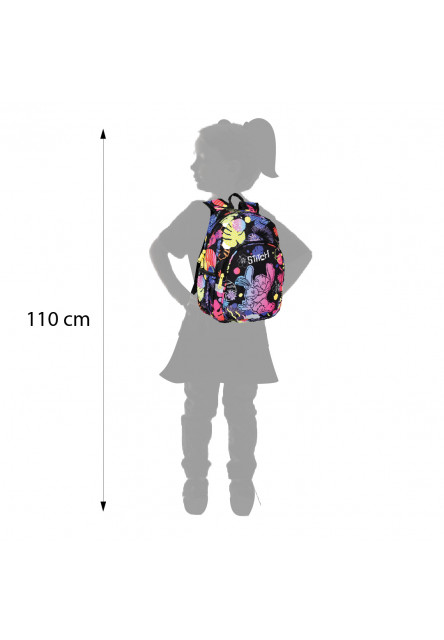 Detský batoh Toby 33 cm Stitch Black