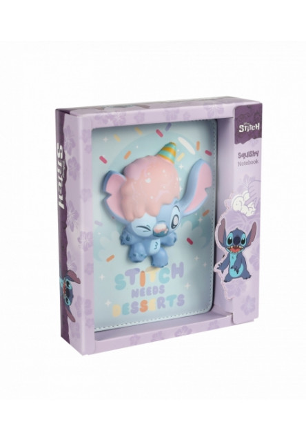 Zápisník B6 s 3D postavičkou Dessert Stitch Pastel