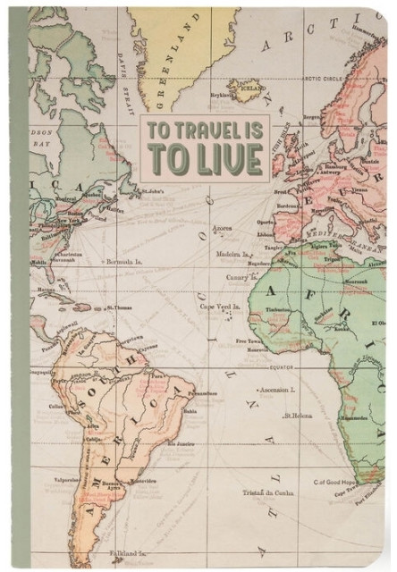 Zápisník Legami Plain Notebook - Quaderno - Medium - Travel
