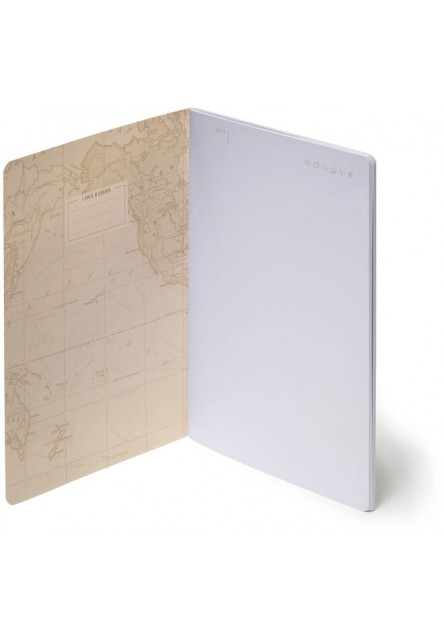 Zápisník Legami Plain Notebook - Quaderno - Medium - Travel