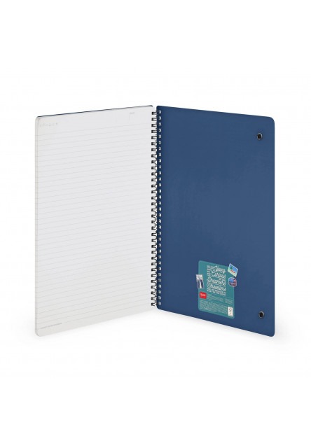 Zápisník Legami Lined Spiral-Bound Notebook - Špirálový zápisník - Maxi - Travel Stickers