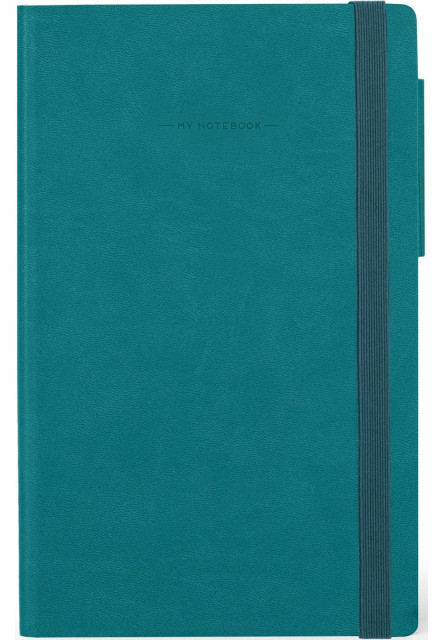 Zápisník Legami Lined Notebook - My Notebook - Medium - Malachite Green