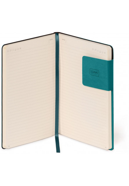 Zápisník Legami Lined Notebook - My Notebook - Medium - Malachite Green