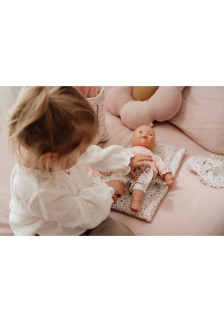 Prebaľovacia taška pre bábiky Soft Flowers