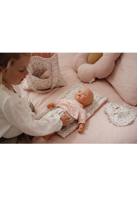 Prebaľovacia taška pre bábiky Soft Flowers