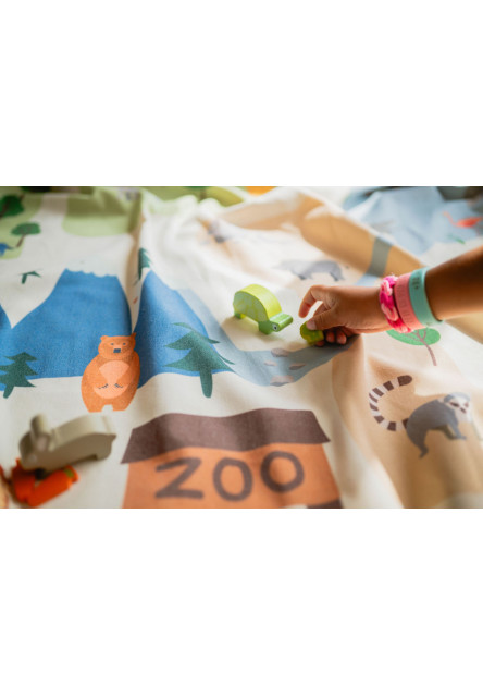 Soo Úložný kôš s podložkou Zoo
