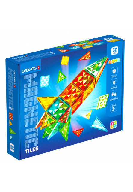 Magnetic Tiles Raketa 32 dílků