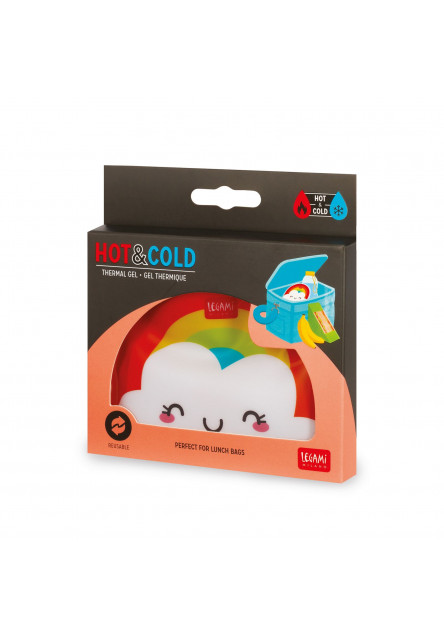 Hrejivý vankúšik Legami Hot & Cold - Gel Pack - Rainbow