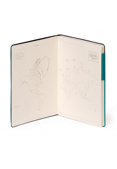 Zápisník Legami Plain Notebook - My Notebook - Large - Malachite Green