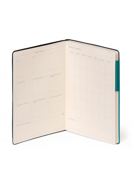 Zápisník Legami Lined Notebook - My Notebook - Large - Malachite Green