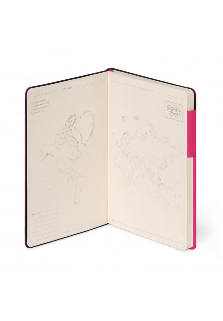 Zápisník Legami Lined Notebook - My Notebook - Large - Raspberry