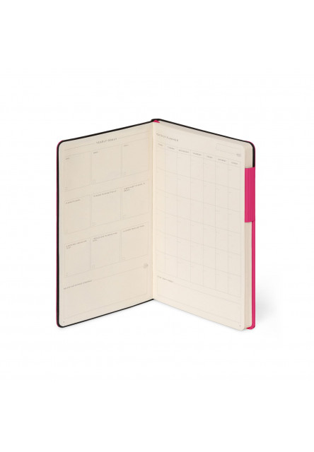 Zápisník Legami Plain Notebook - My Notebook - Medium - Raspberry