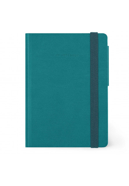 Zápisník Legami Lined Notebook - My Notebook - Small - Malachite Green