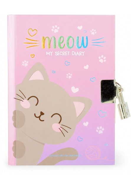 Denník na zámok Legami Secret Diary With Padlock - My Secret Diary - Kitty