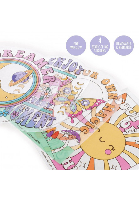 Samolepky na okná Legami Rainbow Maker - Groovy