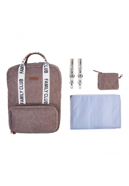 Prebaľovací batoh Family Club Signature Teddy Soft Brown