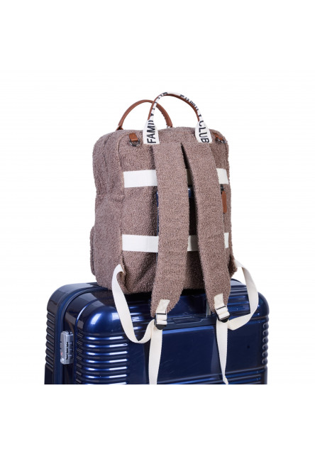 Prebaľovací batoh Family Club Signature Teddy Soft Brown