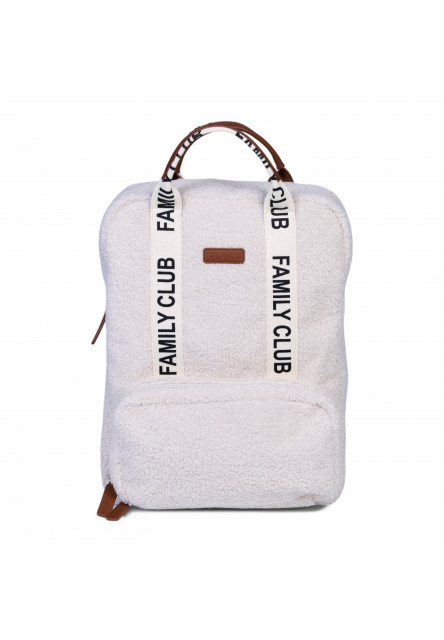 Prebaľovací batoh Family Club Signature Teddy Off White