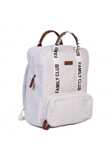 Prebaľovací batoh Family Club Signature Teddy Off White