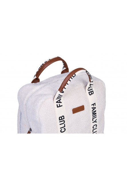 Prebaľovací batoh Family Club Signature Teddy Off White
