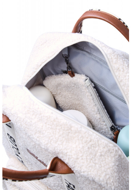 Prebaľovací batoh Family Club Signature Teddy Off White