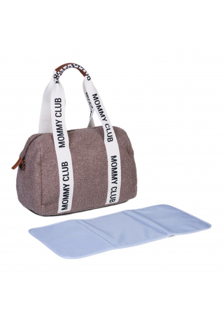Prebaľovacia taška Mommy Club Signature Teddy Soft Brown