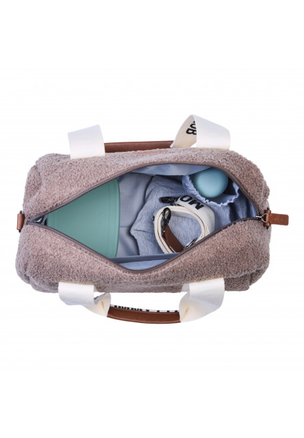 Prebaľovacia taška Mommy Club Signature Teddy Soft Brown