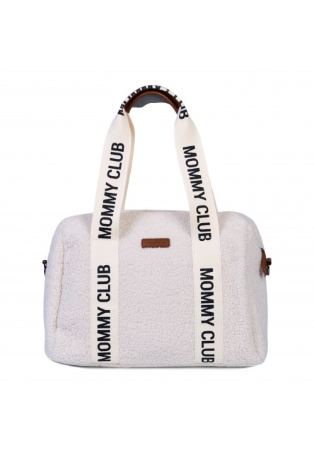Prebaľovacia taška Mommy Club Signature Teddy Off White