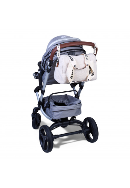 Prebaľovacia taška Mommy Club Signature Teddy Off White