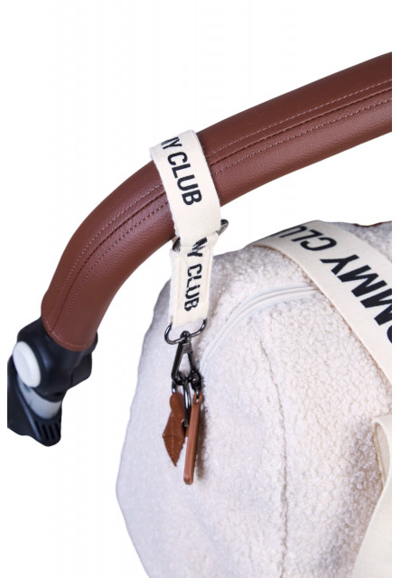 Prebaľovacia taška Mommy Club Signature Teddy Off White