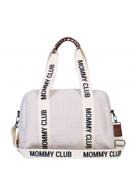 Prebaľovacia taška Mommy Club Signature Teddy Off White