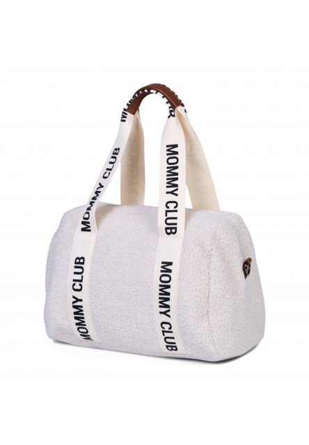Prebaľovacia taška Mommy Club Signature Teddy Off White