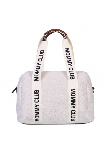 Prebaľovacia taška Mommy Club Signature Teddy Off White