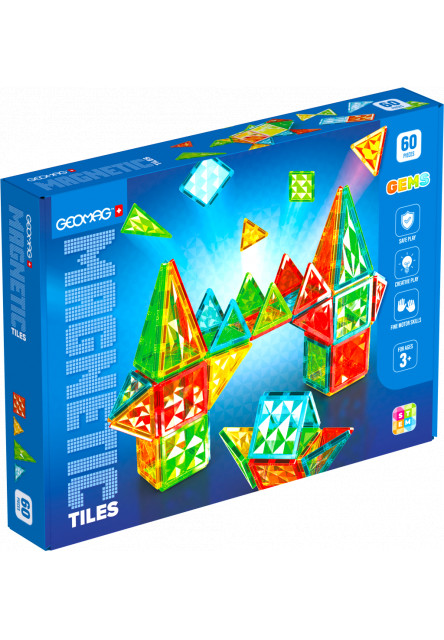 Magnetic Tiles 60 dílků