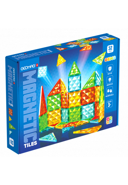 Magnetic Tiles 32 dílků