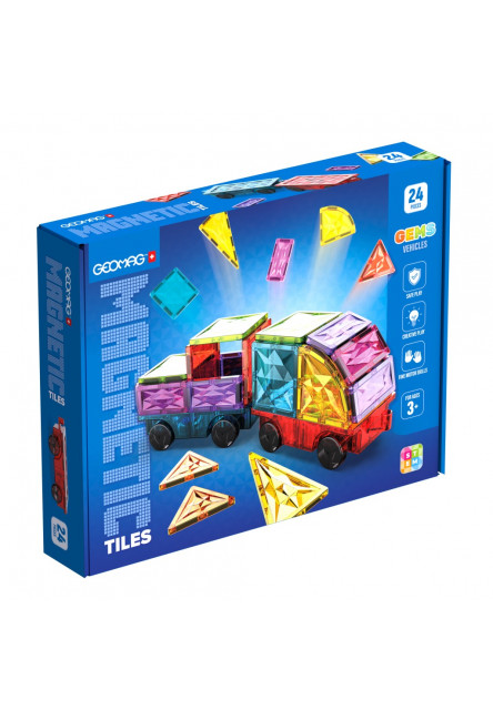 Magnetic Tiles Auta