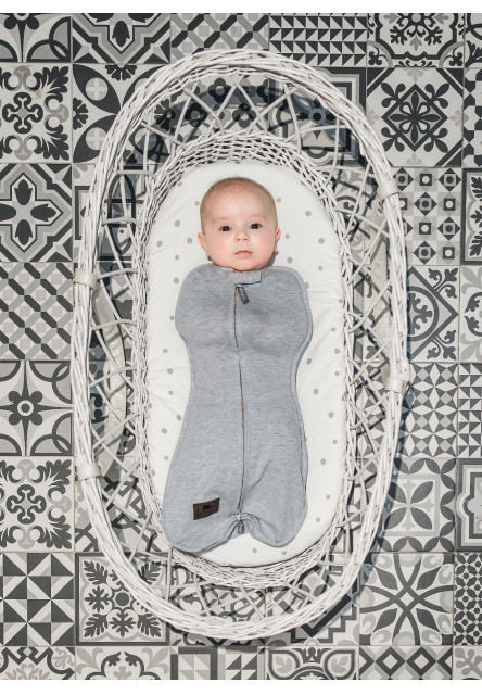 Zavinovačka Sleepee First Step Swaddle s čepičkou zdarma Ivory Forest