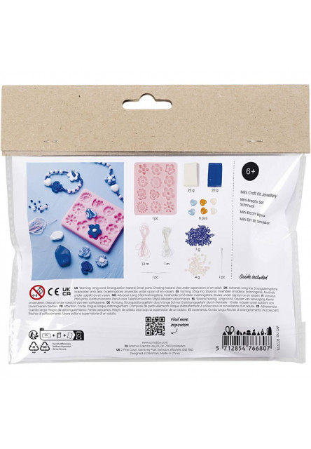 Kreatívna sada Mini Craft Kit Jewellery Flowers