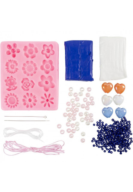 Kreatívna sada Mini Craft Kit Jewellery Flowers