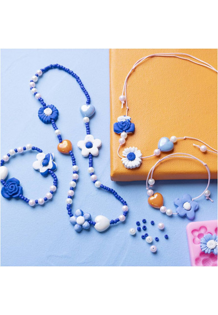 Kreatívna sada Mini Craft Kit Jewellery Flowers
