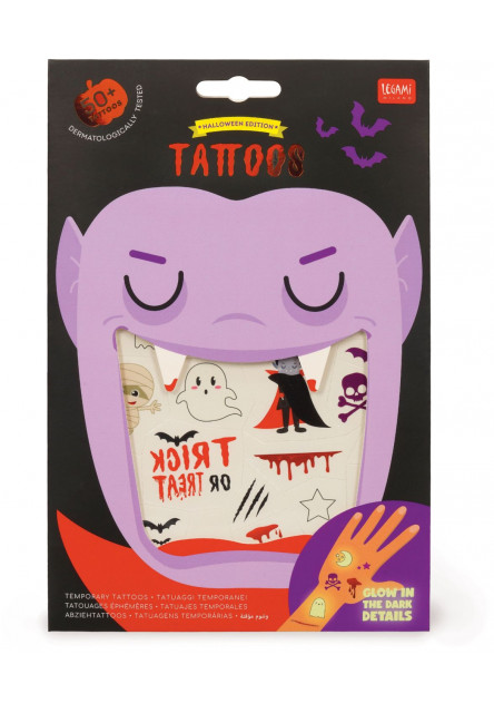 Detské tetovanie Legami Temporary Tattoos - Tattoos - Halloween