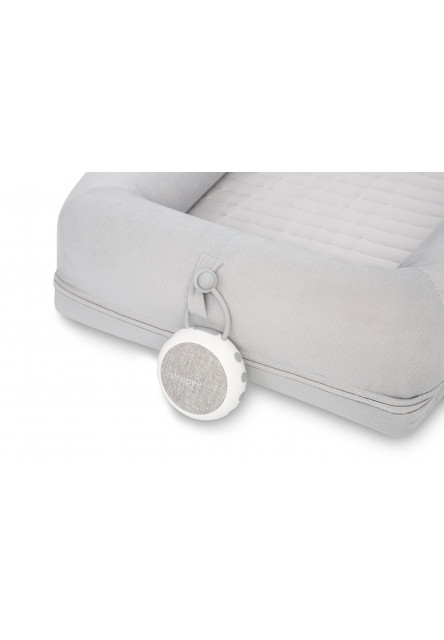 Multifunkční hnízdečko pro miminko s bílým šumem 3v1 Sleepee Grey