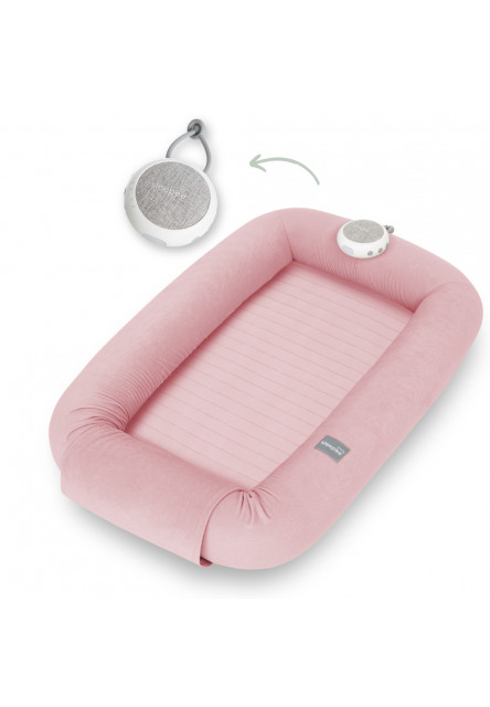 Multifunkční hnízdečko pro miminko s bílým šumem 3v1 Sleepee Pink