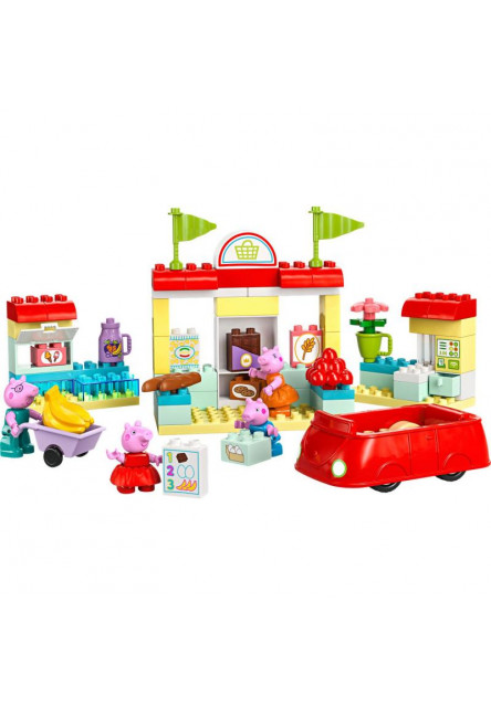 Prasiatko Peppa a supermarket