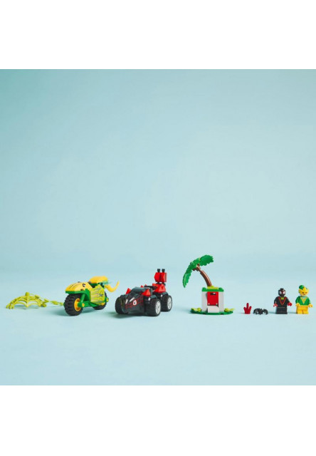 Spin, Electro a naháňačka s dinosaurím vozidlom
