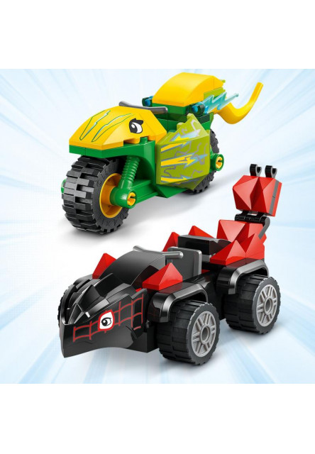 Spin, Electro a naháňačka s dinosaurím vozidlom