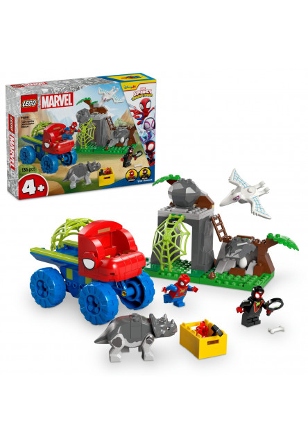 Spideyho tím a záchrana dinosaurov s truckom
